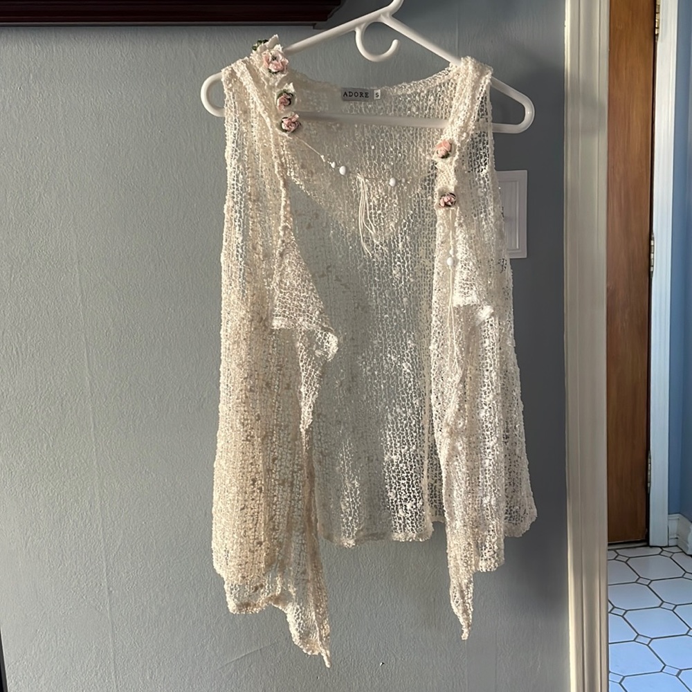 White cover up/tunic